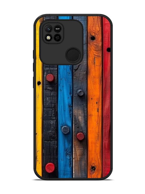 Rainbow Plank Glossy Soft Edge Case for Xiaomi Redmi 10A Chachhi