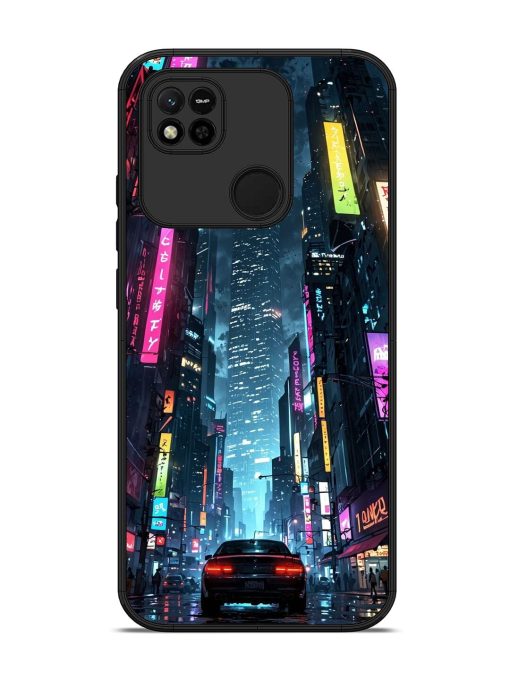 Neon Nightscape Glossy Soft Edge Case for Xiaomi Redmi 10A Chachhi