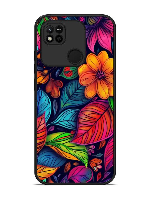 Rainbow Of Blooms Glossy Soft Edge Case for Xiaomi Redmi 10A Chachhi