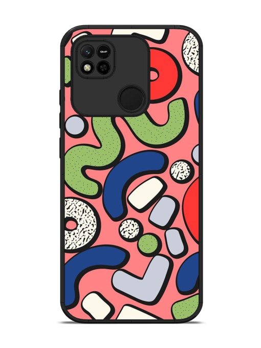 Groovy Geometric Shapes Glossy Soft Edge Case for Xiaomi Redmi 10A Chachhi