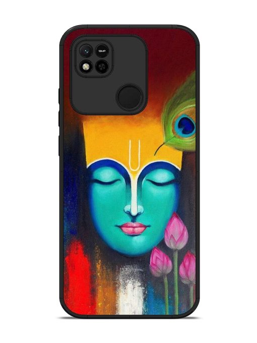 Divine Tranquility: The Face Of Krishna Glossy Soft Edge Case for Xiaomi Redmi 10A Chachhi