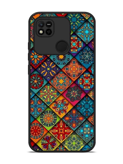 Patchwork Mandala Mosaic Glossy Soft Edge Case for Xiaomi Redmi 10A Chachhi