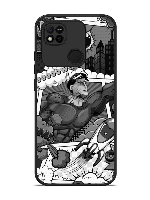 Comic Book Chaos Glossy Soft Edge Case for Xiaomi Redmi 10A Chachhi