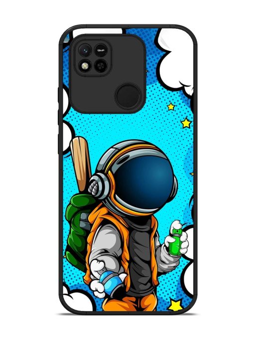 Space Graffiti Artist Glossy Soft Edge Case for Xiaomi Redmi 10A Chachhi