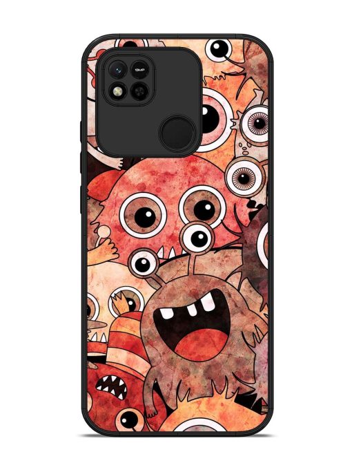 Monster Mash Glossy Soft Edge Case for Xiaomi Redmi 10A Chachhi