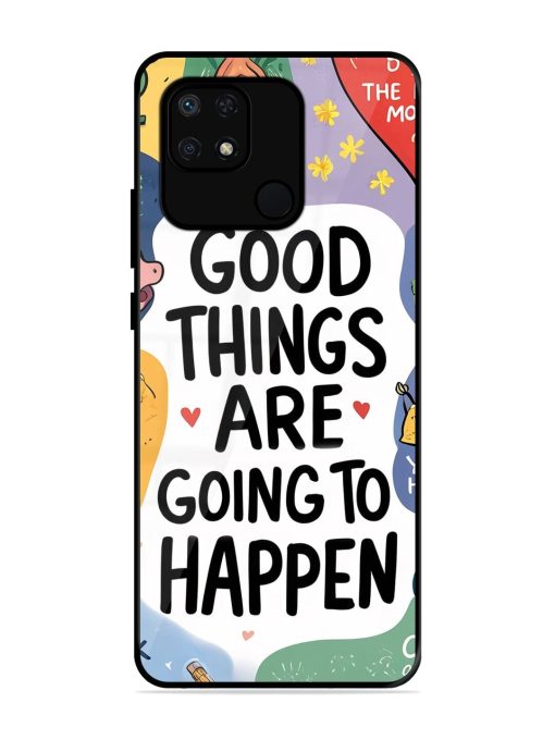 Uplifting Scribbles Glossy Soft Edge Case for Xiaomi Redmi 10 Power Chachhi