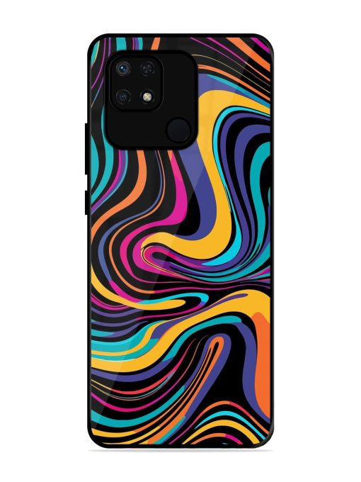 Psychedelic Swirl Glossy Soft Edge Case for Xiaomi Redmi 10 Power Chachhi