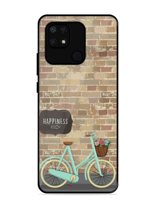 Pedaling Towards Happiness Glossy Soft Edge Case for Xiaomi Redmi 10 Power Chachhi