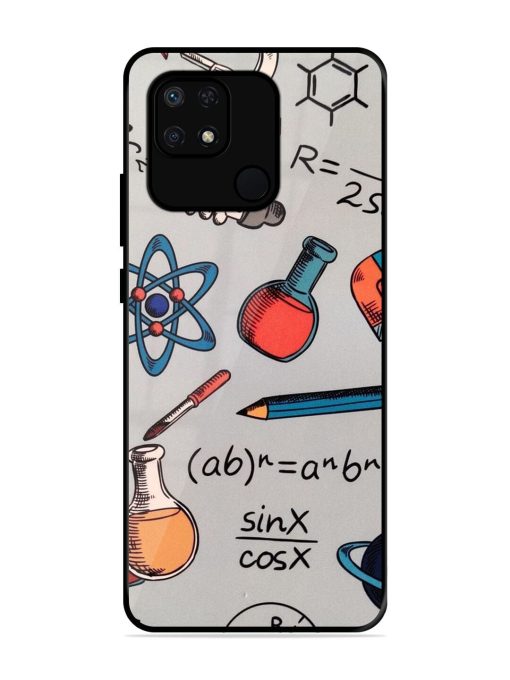 Science Doodle Glossy Soft Edge Case for Xiaomi Redmi 10 Power Chachhi