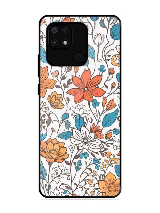 Floral Symphony Glossy Soft Edge Case for Xiaomi Redmi 10 Power Chachhi