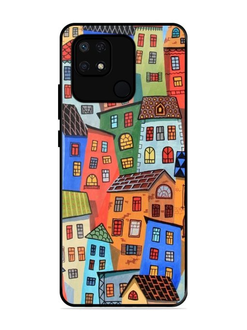 Rainbow House Glossy Soft Edge Case for Xiaomi Redmi 10 Power