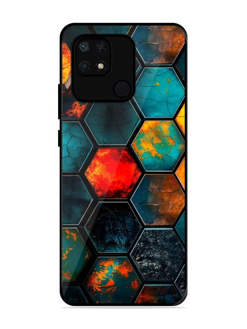 Hexagon Hive Glossy Soft Edge Case for Xiaomi Redmi 10 Power Chachhi