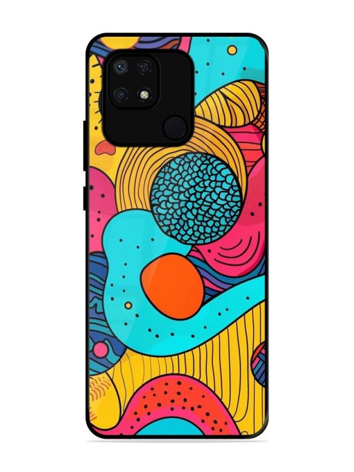 Psychedelic Patterns Glossy Soft Edge Case for Xiaomi Redmi 10 Power Chachhi