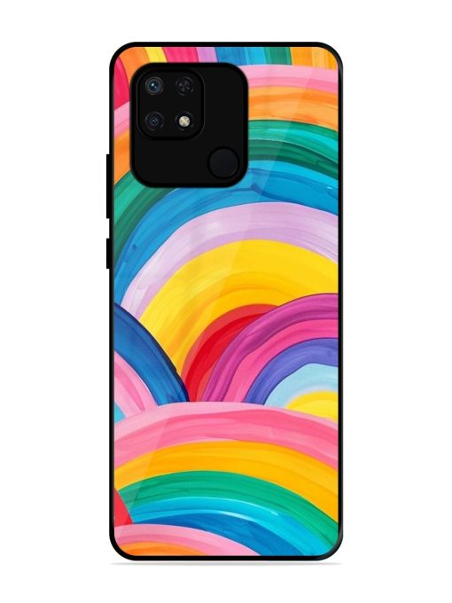 Rainbow Symphony Glossy Soft Edge Case for Xiaomi Redmi 10 Power Chachhi