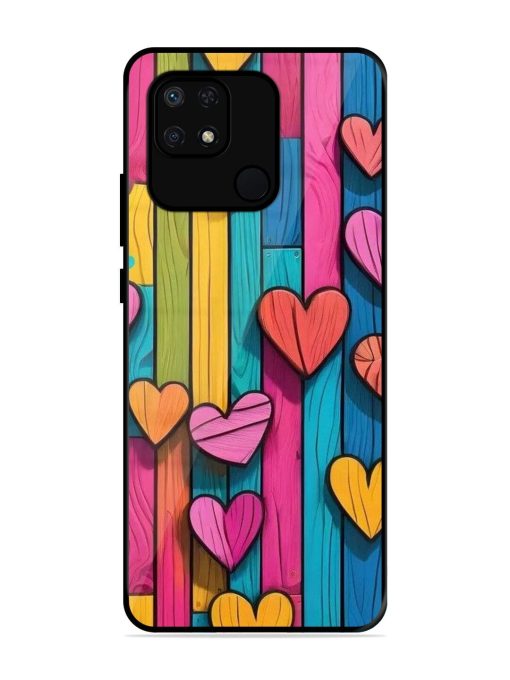 Rainbow Of Hearts Glossy Soft Edge Case for Xiaomi Redmi 10 Power Chachhi