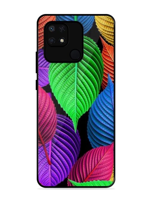 Rainbow Leaf Symphony Glossy Soft Edge Case for Xiaomi Redmi 10 Power Chachhi