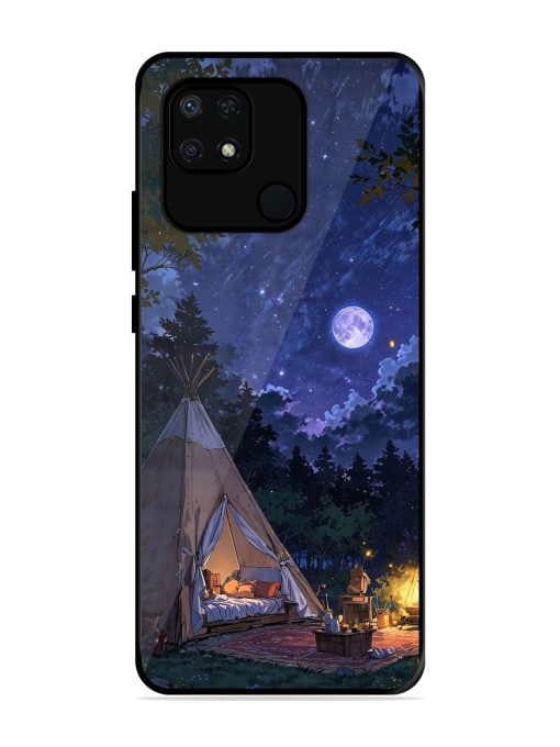 Moonlight Camping Glossy Soft Edge Case for Xiaomi Redmi 10 Power Chachhi