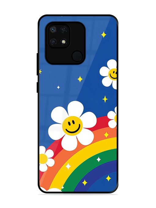 Happy Daisies And Rainbow Sky Glossy Soft Edge Case for Xiaomi Redmi 10 Power Chachhi