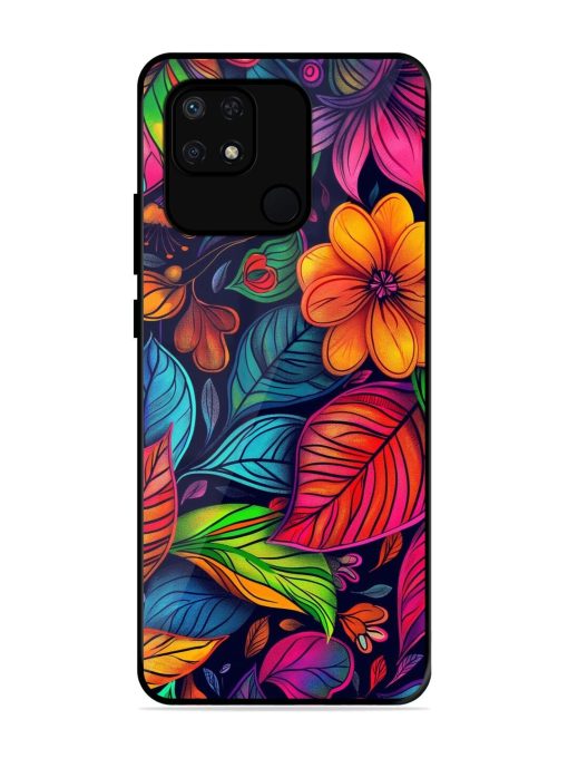 Rainbow Of Blooms Glossy Soft Edge Case for Xiaomi Redmi 10 Power Chachhi