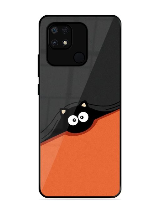 Peek-A-Boo Kitty Glossy Soft Edge Case for Xiaomi Redmi 10 Power Chachhi