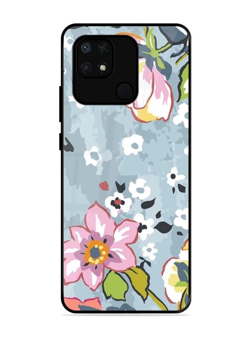 Floral Fantasy Glossy Soft Edge Case for Xiaomi Redmi 10 Power Chachhi