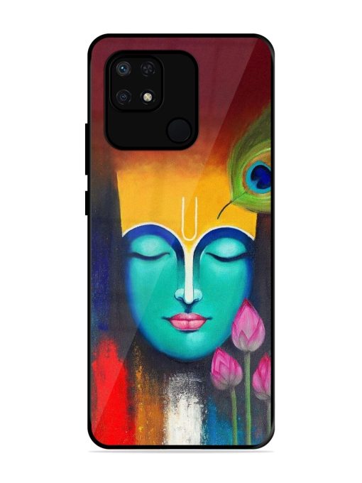 Divine Tranquility: The Face Of Krishna Glossy Soft Edge Case for Xiaomi Redmi 10 Power Chachhi