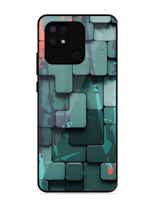 Abstract Geometric Mosaic Glossy Soft Edge Case for Xiaomi Redmi 10 Power Chachhi