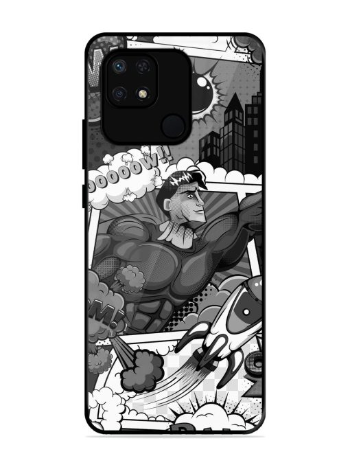 Comic Book Chaos Glossy Soft Edge Case for Xiaomi Redmi 10 Power Chachhi