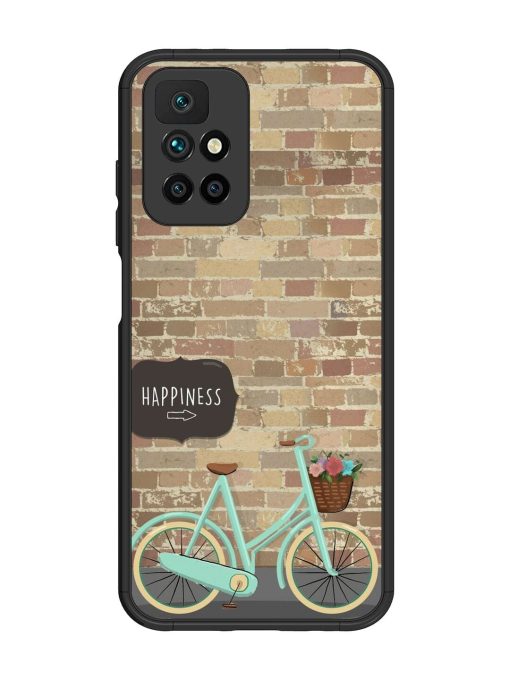 Pedaling Towards Happiness Glossy Soft Edge Case for Xiaomi Redmi 10 Prime (2022) Chachhi