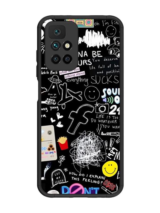 Doodle Diary Glossy Soft Edge Case for Xiaomi Redmi 10 Prime (2022) Chachhi