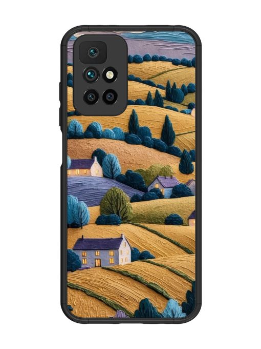 Rolling Hilltop Haven Glossy Soft Edge Case for Xiaomi Redmi 10 Prime (2022) Chachhi