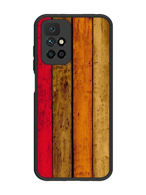 Colorful Woodgrain Glossy Soft Edge Case for Xiaomi Redmi 10 Prime (2022) Chachhi