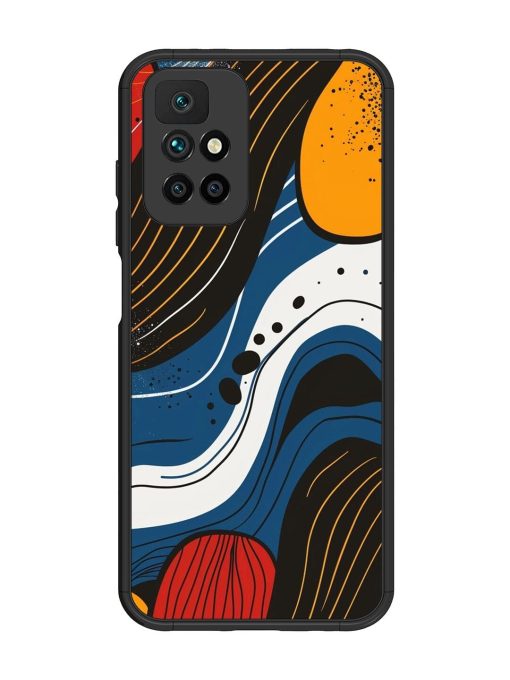 Abstract Expression Glossy Soft Edge Case for Xiaomi Redmi 10 Prime (2022) Chachhi