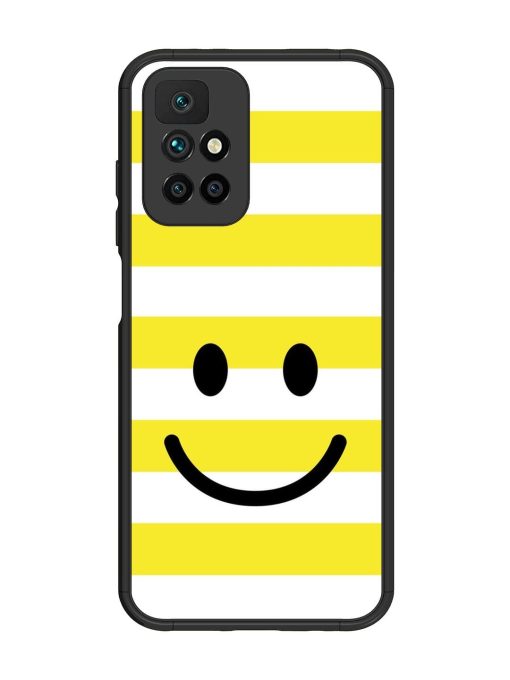 Smiling Stripes Glossy Soft Edge Case for Xiaomi Redmi 10 Prime (2022) Chachhi