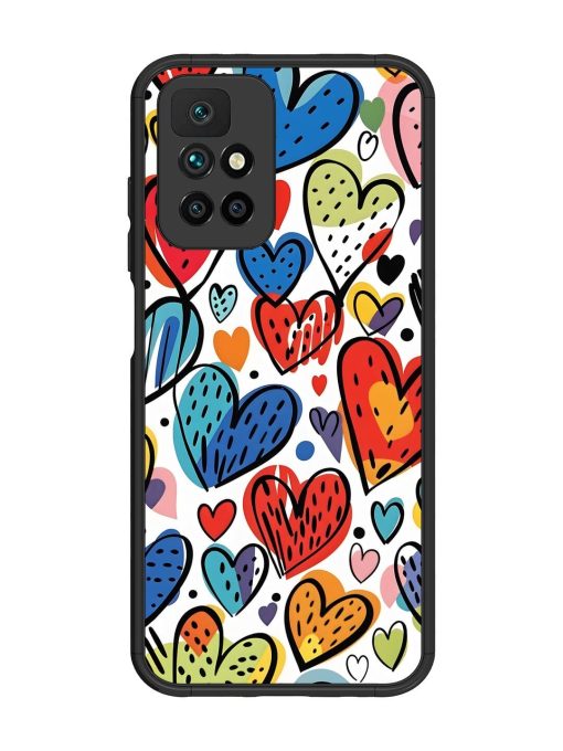 Heartfelt Harmony Glossy Soft Edge Case for Xiaomi Redmi 10 Prime (2022) Chachhi