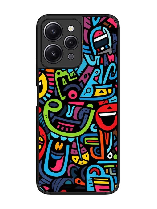 Doodlephoria Glossy Soft Edge Case for Xiaomi Redmi 12 (4G) Chachhi