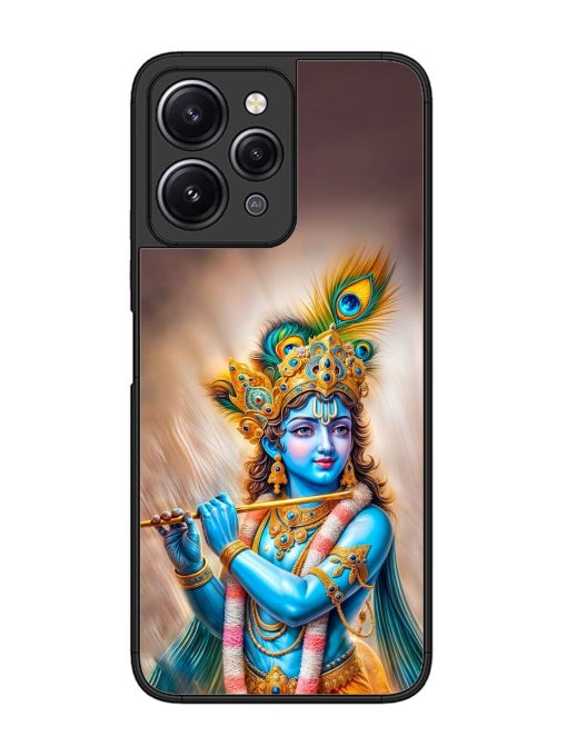 Divine Krishna Glossy Soft Edge Case for Xiaomi Redmi 12 (4G) Chachhi