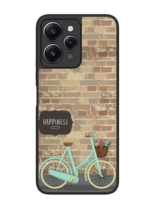 Pedaling Towards Happiness Glossy Soft Edge Case for Xiaomi Redmi 12 (4G) Chachhi