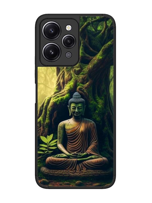 Green Buddha Art Glossy Soft Edge Case for Xiaomi Redmi 12 (4G) Chachhi