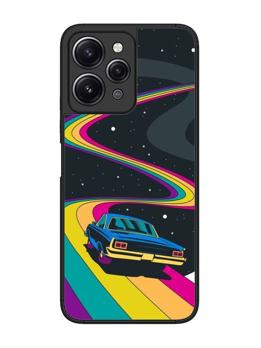 Rainbow Road Glossy Soft Edge Case for Xiaomi Redmi 12 (4G) Chachhi