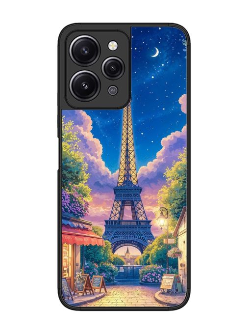 Twilight In Paris Glossy Soft Edge Case for Xiaomi Redmi 12 (4G) Chachhi