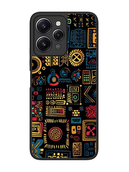 Tribal Tapestry Glossy Soft Edge Case for Xiaomi Redmi 12 (4G) Chachhi