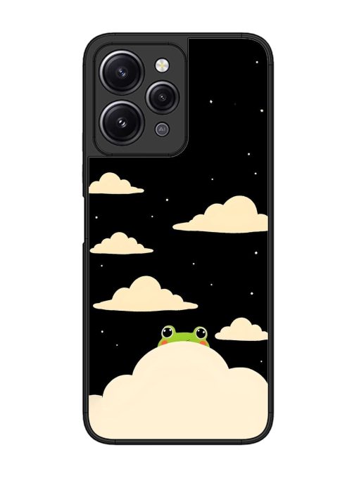 Froggy Night Sky Glossy Soft Edge Case for Xiaomi Redmi 12 (4G) Chachhi