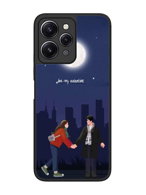 Moonlight Proposal Glossy Soft Edge Case for Xiaomi Redmi 12 (4G) Chachhi