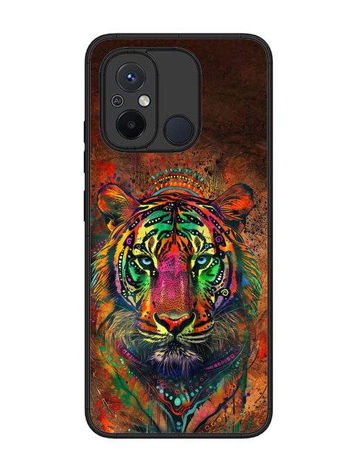 Cosmic Tiger Glossy Soft Edge Case for Xiaomi Redmi 12C Chachhi