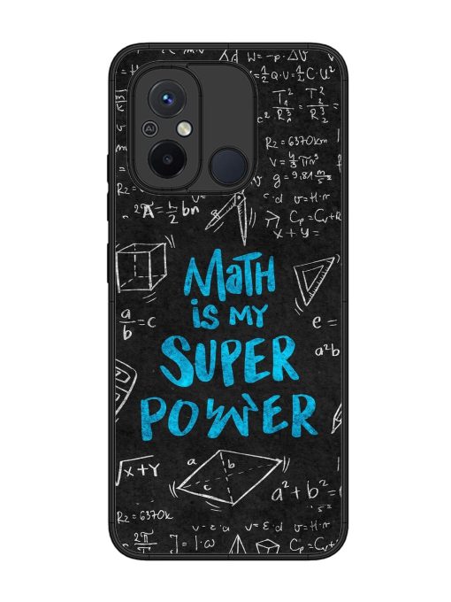 Math Magic Glossy Soft Edge Case for Xiaomi Redmi 12C Chachhi