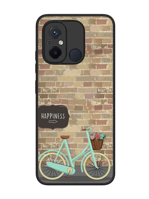 Pedaling Towards Happiness Glossy Soft Edge Case for Xiaomi Redmi 12C Chachhi