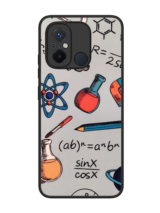 Science Doodle Glossy Soft Edge Case for Xiaomi Redmi 12C