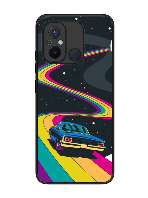 Rainbow Road Glossy Soft Edge Case for Xiaomi Redmi 12C Chachhi