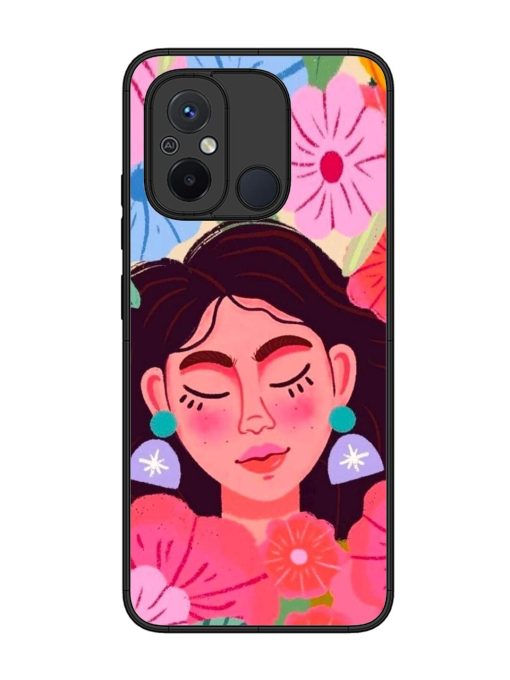 Blooming Serenity Glossy Soft Edge Case for Xiaomi Redmi 12C Chachhi